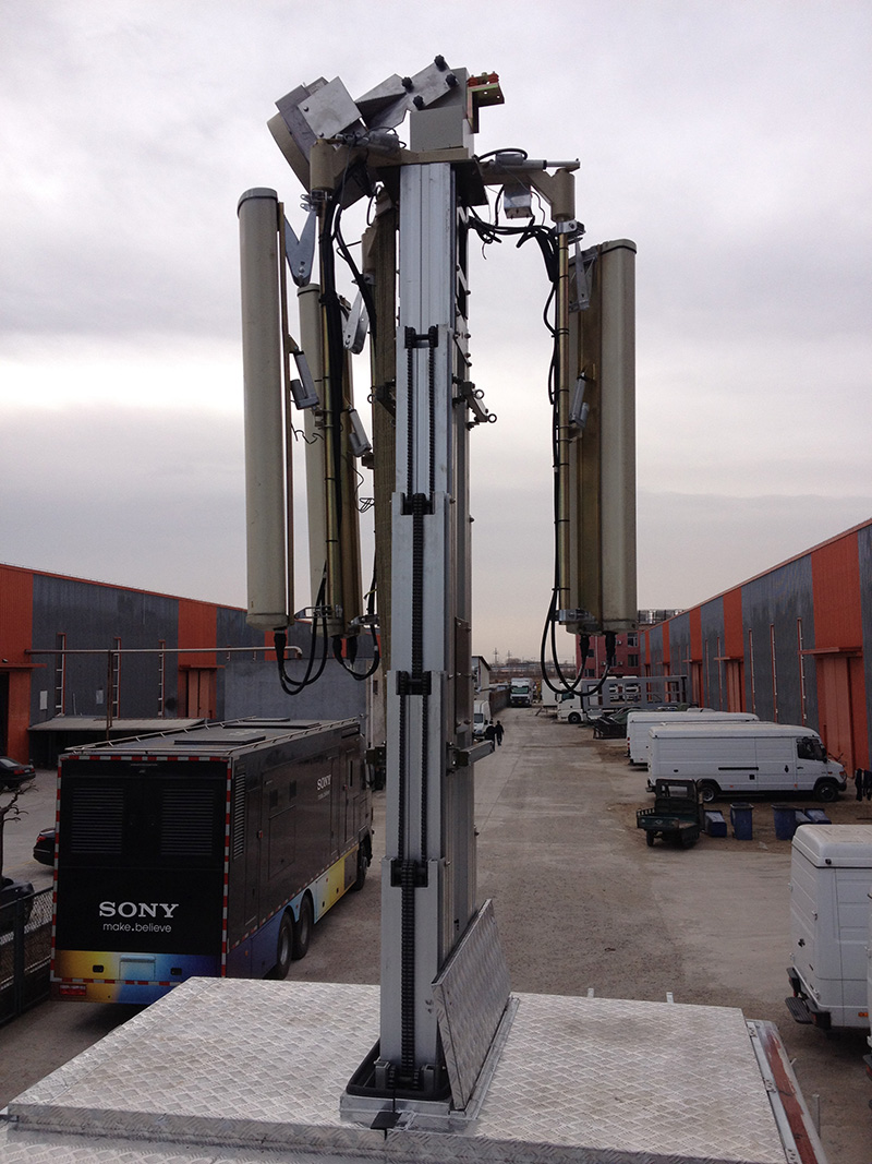 應(yīng)急通訊車升降桿